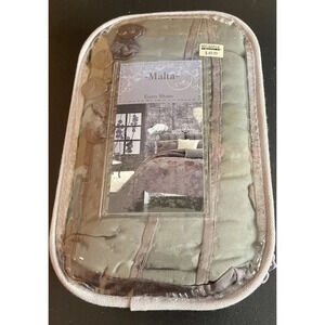 Bed Bath & Beyond Malta 100% Cotton Pillow Sham Euro 26” X‎ 26” NEW